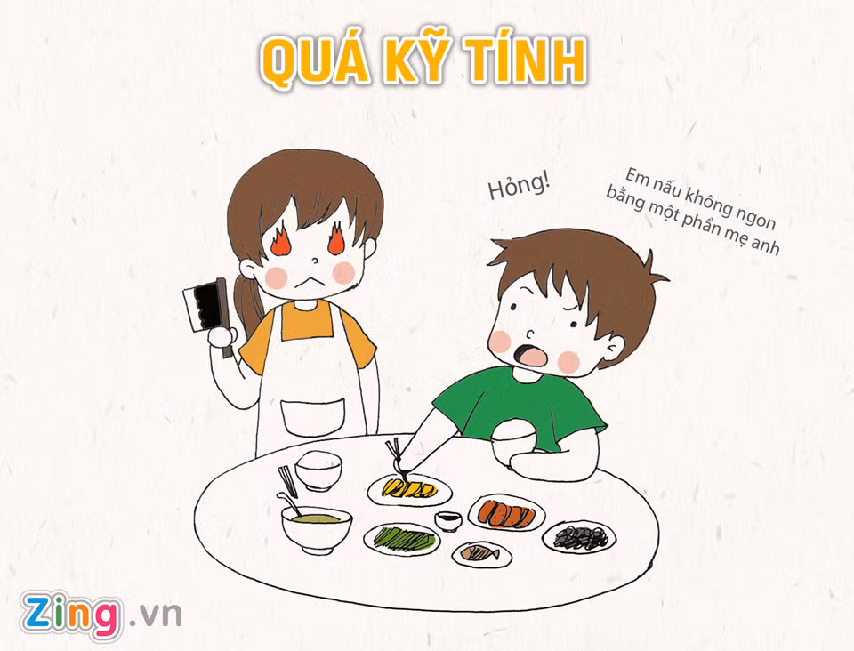 Tất nhiên không cô gái nào thích trao trái tim cho chàng trai quá kỹ tính, mặt luôn dò xét mọi thứ.