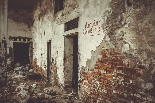 Khi nhìn những hình ảnh này, không mấy ai có thể tin được nơi đây từng nuôi sống 1/10 dân số thành phố Nam Định ngày xưa. (Ảnh: Minh Sơn/Vietnam+)