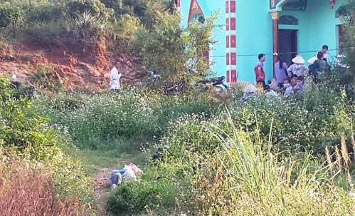 Nhà đối tượng Năm, nơi xảy ra vụ án mạng.