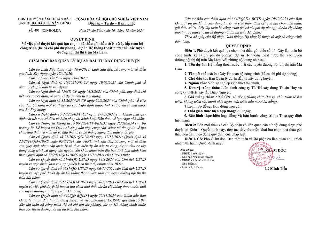 Bình Thuận: Liên danh 2 thành viên trúng gói xây dựng trường mẫu giáo Hàm Liên - Hình 2 Binh Thuan: Lien danh 2 thanh vien trung goi xay dung truong mau giao Ham Lien-Hinh-2