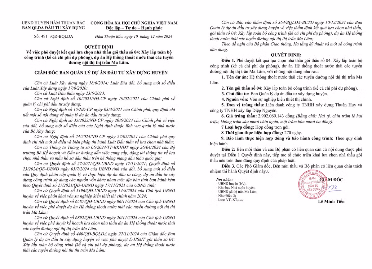 Binh Thuan: Lien danh 2 thanh vien trung goi xay dung truong mau giao Ham Lien-Hinh-2