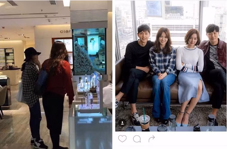 Đây không phải là lần đầu tiên cặp sao Hậu duệ mặt trời dính tin đồn hẹn hò. Tháng 3/2016 hai người bị bắt gặp cùng đi mua sắm ở New York. Tuy nhiên, công ty quản lý của nam diễn viên 31 tuổi phủ nhận và rằng hai người chỉ là một cặp đẹp đôi trong màn ảnh chứ không phải ngoài đời thực. (Ảnh:Instagram)