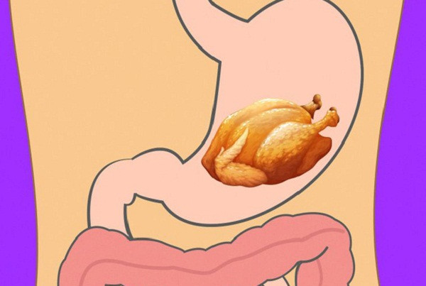 Thịt gà có thời gian tiêu hóa tương đương với tinh bột rau củ. Nhờ ưu thế này, nó rất thích hợp để chế biến đồ ăn cho trẻ nhỏ giai đoạn ăn dặm.