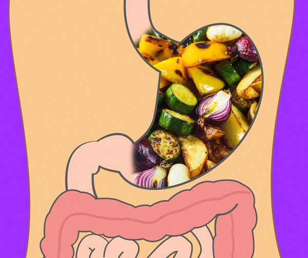 Rau củ đã qua chế biến mất 40 phút để được hấp thụ hết.