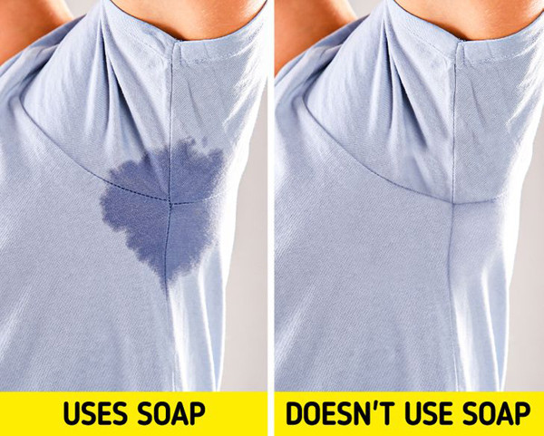 Cơ thể hạn chế tiết mùi. Tắm xà phòng khiến bạn thơm trong thời gian ngắn. Tuy nhiên, nó lại khiến da dễ bị vi khuẩn tấn công hơn.