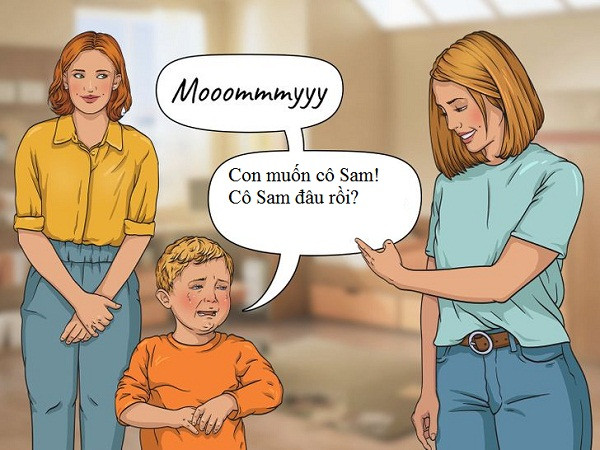 Thường xuyên thay đổi người chăm sóc. Trẻ sẽ cảm thấy bất ổn khi liên tục đối mặt với những thay đổi lớn. Đối với bạn, người chăm sóc chỉ cần làm tốt công việc là được. Thế nhưng, trẻ lại cảm giác mất đi những thứ tốt đẹp gắn bó với chúng.