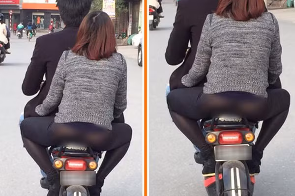 Đặc biệt, những chiếc quần chất liệu mỏng manh có thể khiến bạn chỉ muốn độn thổ giữa đám đông bởi sự cố trang phục hớ hênh như thế này. Ảnh minh họa: Internet.