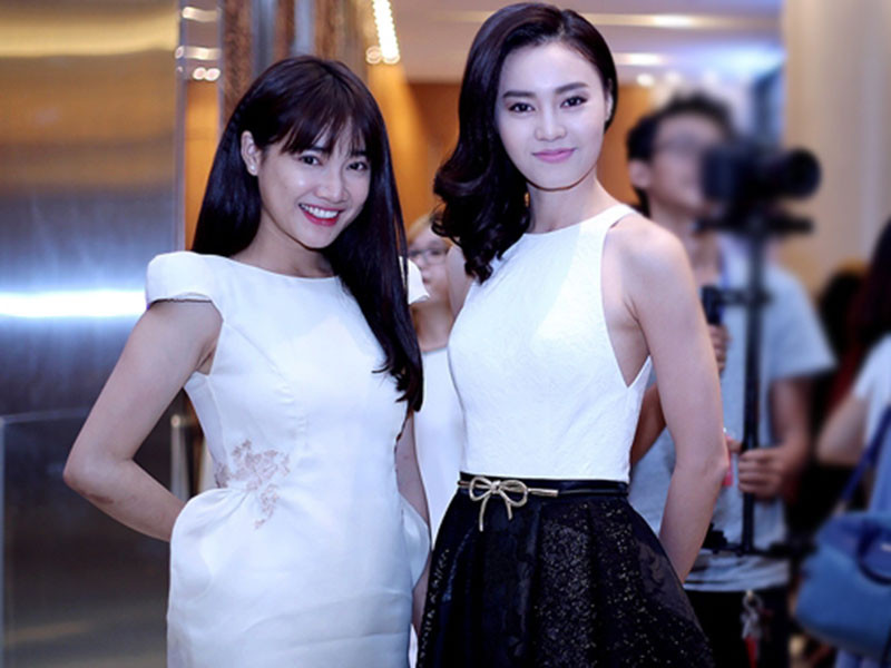 Cách đây 7 năm, Nhã Phương và Lan Ngọc từng đóng chung phim "Vừa đi vừa khóc". Ngoài ra, cả hai còn là bạn chung lớp đại học. Ảnh: Đất Việt