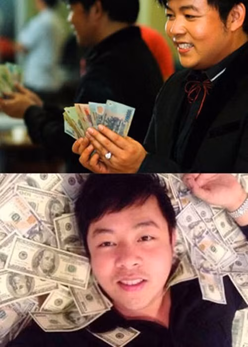 Giọng ca “Đập vỡ cây đàn” cũng từng bị ném đá sau hành động khoe nằm trên những tờ đô la hay xòe tiền ra chụp hình.