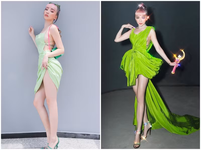  Tóc Tiên lấy chồng đã được hơn 1 năm. Ông xã của cô là Hoàng Touliver. Ở tuổi 32, nữ ca sĩ sở hữu nhan sắc bốc lửa.