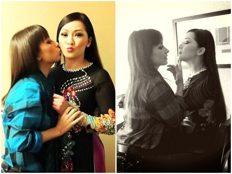 Từng vướng bất hòa với Phi Nhung và Mạnh Quỳnh, Như Quỳnh đã lên tiếng phủ nhận: "Ngoài đời, ba chúng tôi vẫn là những người bạn tốt, kể những câu chuyện vui buồn cho nhau nghe". Ảnh: Vietnamnet