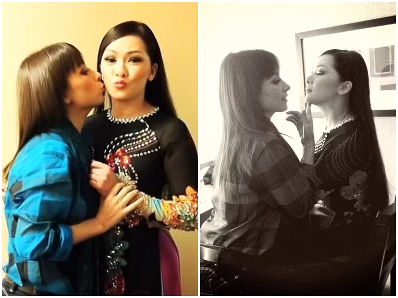 Từng vướng bất hòa với Phi Nhung và Mạnh Quỳnh, Như Quỳnh đã lên tiếng phủ nhận: "Ngoài đời, ba chúng tôi vẫn là những người bạn tốt, kể những câu chuyện vui buồn cho nhau nghe". Ảnh: Vietnamnet