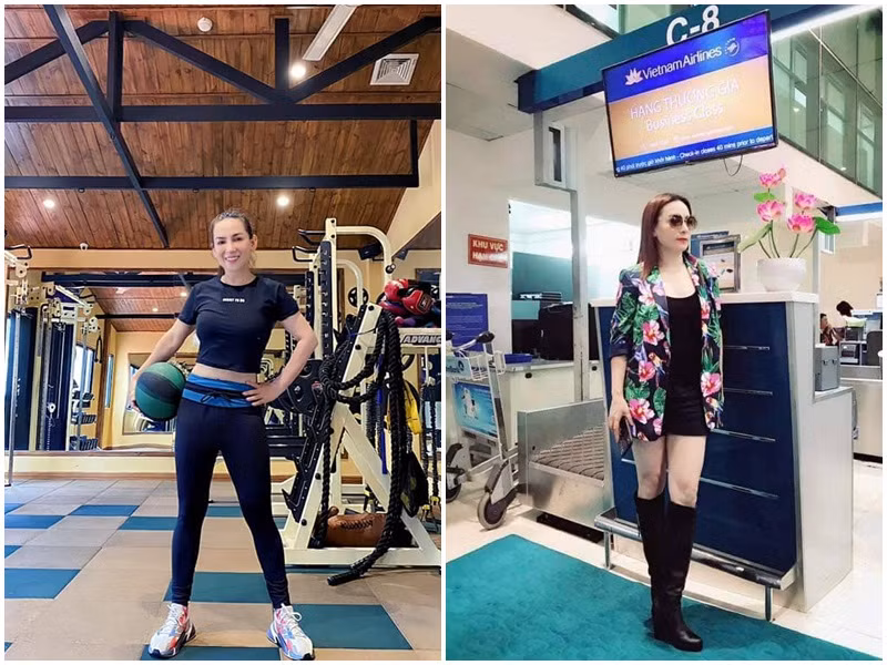 Ở tuổi 49, Phi Nhung chú trọng tập luyện thể thao để giữ sức khỏe. Nhờ vậy, nữ ca sĩ có vóc dáng thon gọn, săn chắc.