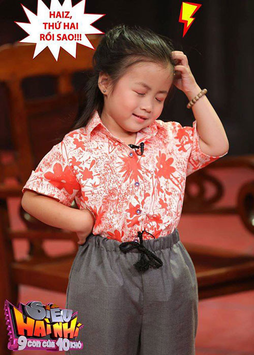 Ngân Chi tham gia không ít gameshow nhí.