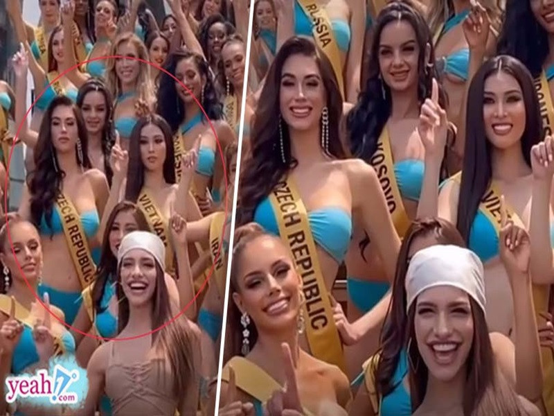 Dù Ngọc Thảo chỉ lọt top 20 song nhiều người vẫn ghi nhận những nỗ lực của cô trong hành trình thi đấu bởi có không ít khó khăn từ việc cô bị mất tài khoản Instagram đến việc bị đại diện Kosovo đẩy tay trong lúc chụp ảnh. Ảnh: Yeah1