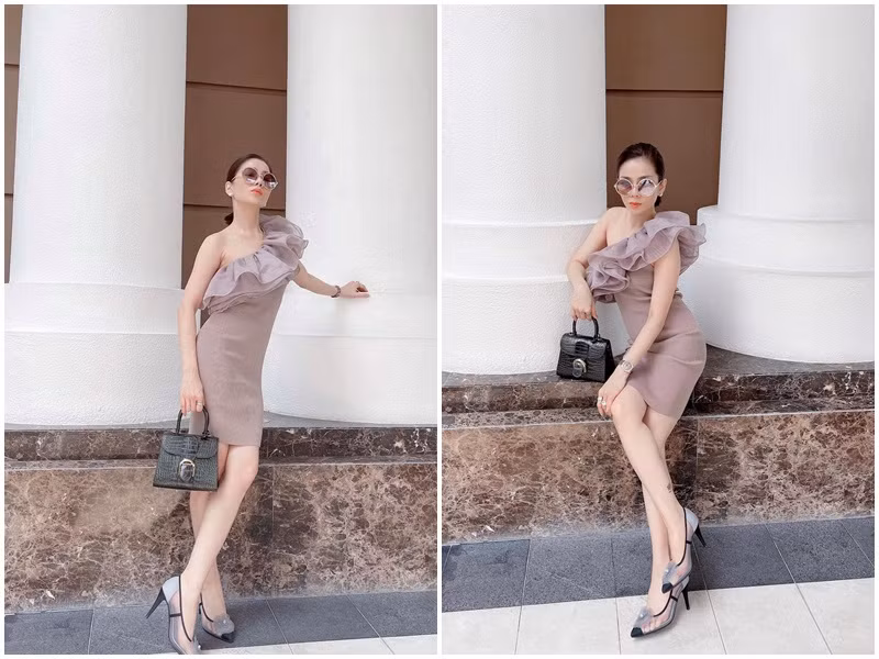 Trong những năm trở lại đây, nữ ca sĩ chăm tập thể thao, ăn uống khoa học để có vóc dáng thon gọn với vòng eo phẳng lì, vòng ba gợi cảm.