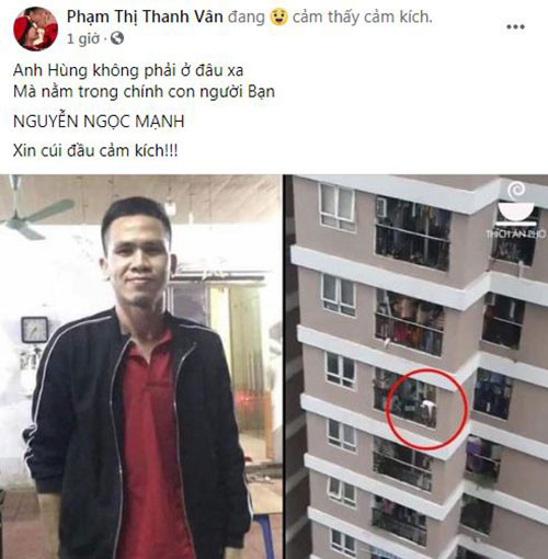 Sao Viet than phuc nguoi dan ong cuu em be roi tu tang 12