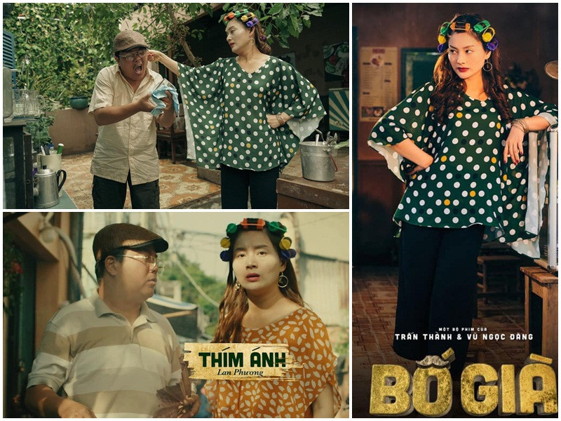 Chửi xối xả chồng trong phim "Bố già", Lan Phương ngoài đời thế nào? Chui xoi xa chong trong phim