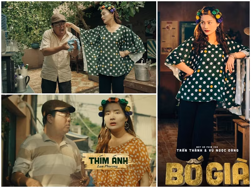 Chửi xối xả chồng trong phim "Bố già", Lan Phương ngoài đời thế nào? Chui xoi xa chong trong phim