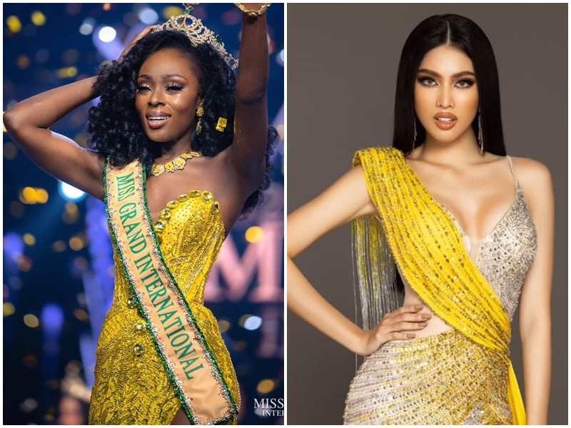 Mới đây, đại diện Mỹ Abena Appiah đăng quang Miss Grand International 2020 - Hoa hậu Hòa bình Quốc tế 2020. Cũng tham gia đấu trường nhan sắc này, Á hậu Ngọc Thảo chỉ lọt top 20.