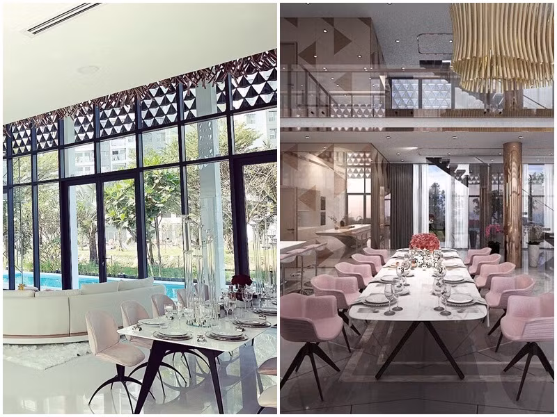 Bên cạnh đó, Ngọc Trinh thường xuyên đăng tải clip khoe biệt thự khiến kẻ trộm biết rõ mọi ngóc ngách trong nhà.