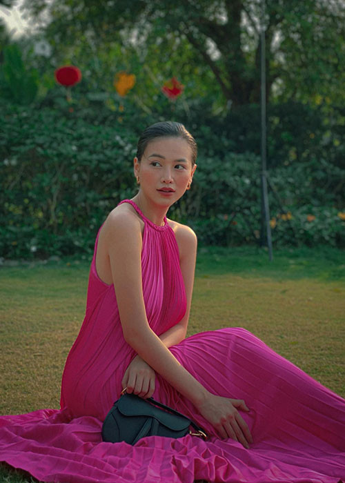 Hoa hậu Trái đất 2018 giữ kín chuyện hẹn hò. Theo Phương Khánh, mỗi người có một cuộc sống riêng.