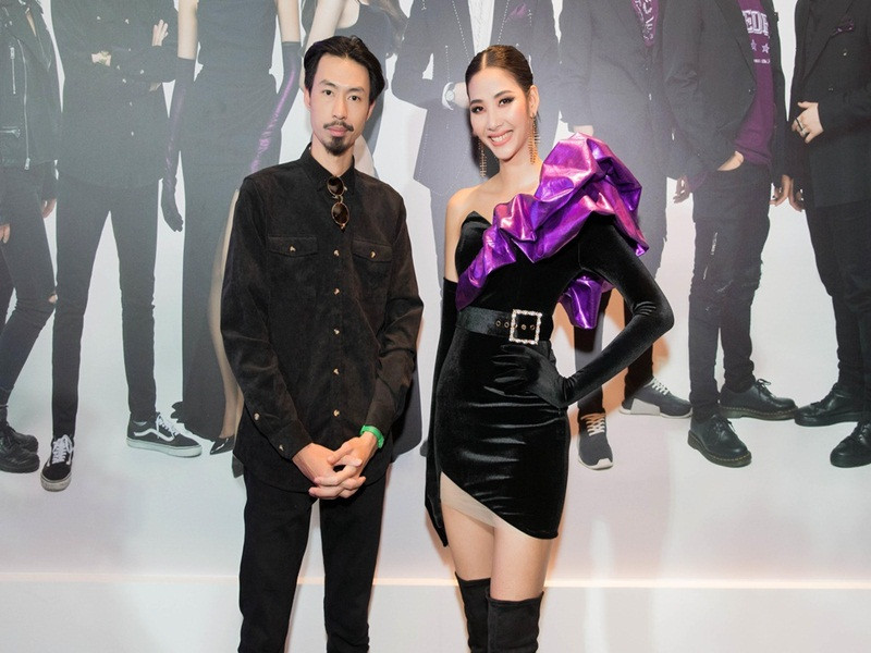 2 năm trước, Hoàng Thùy và Đen Vâu từng hội ngộ khi cùng tham gia một chương trình. Ảnh: Zing