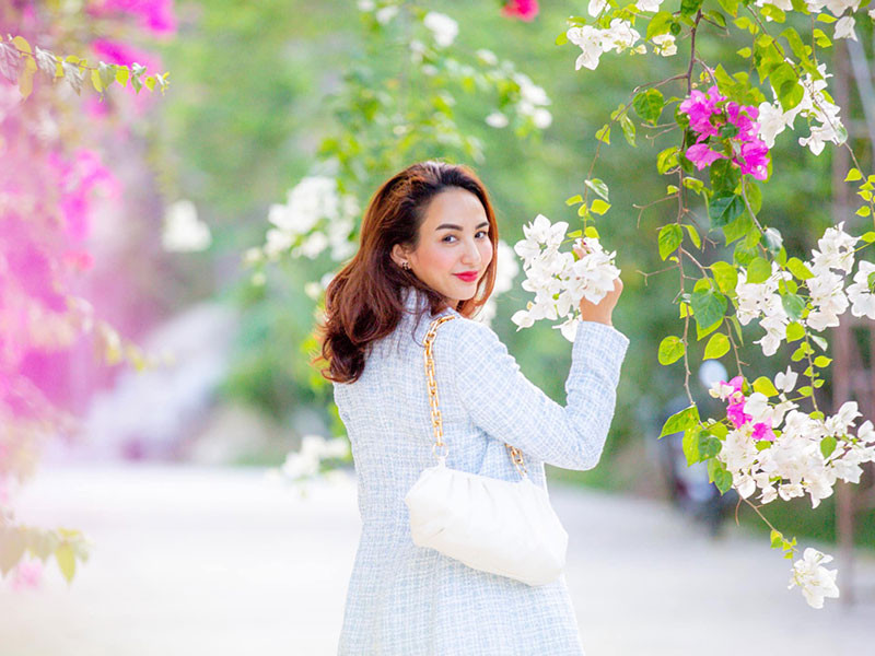 Ngọc Diễm chia sẻ: "Gia đình là động lực của tôi và cũng là nơi cân bằng tốt nhất những chông chênh lâu lâu tôi vướng phải".