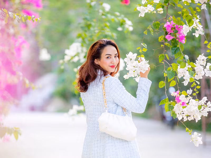 Ngọc Diễm chia sẻ: "Gia đình là động lực của tôi và cũng là nơi cân bằng tốt nhất những chông chênh lâu lâu tôi vướng phải".