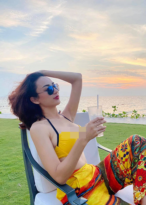 Hoa hậu Du lịch Việt Nam 2008 ngày càng trẻ trung, gợi cảm.