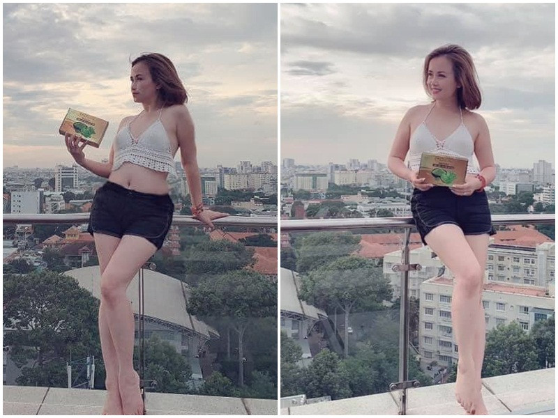 Cô Xuyến của "Về nhà đi con" khoe vóc dáng thon gọn.