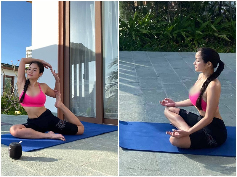 Ở tuổi 32, Thủy Top sở hữu vóc dáng săn chắc, quyến rũ hơn trước nhiều khiến ai nấy cũng phải ngưỡng mộ.