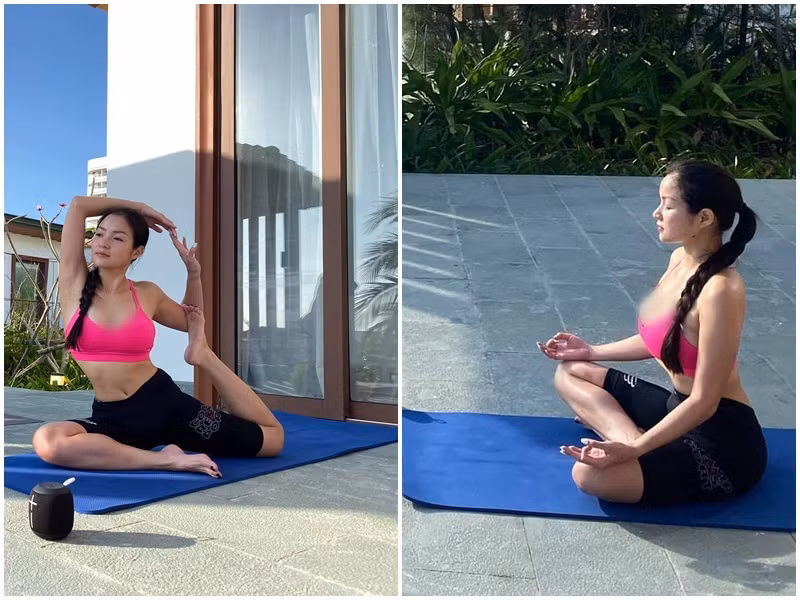 Ở tuổi 32, Thủy Top sở hữu vóc dáng săn chắc, quyến rũ hơn trước nhiều khiến ai nấy cũng phải ngưỡng mộ.