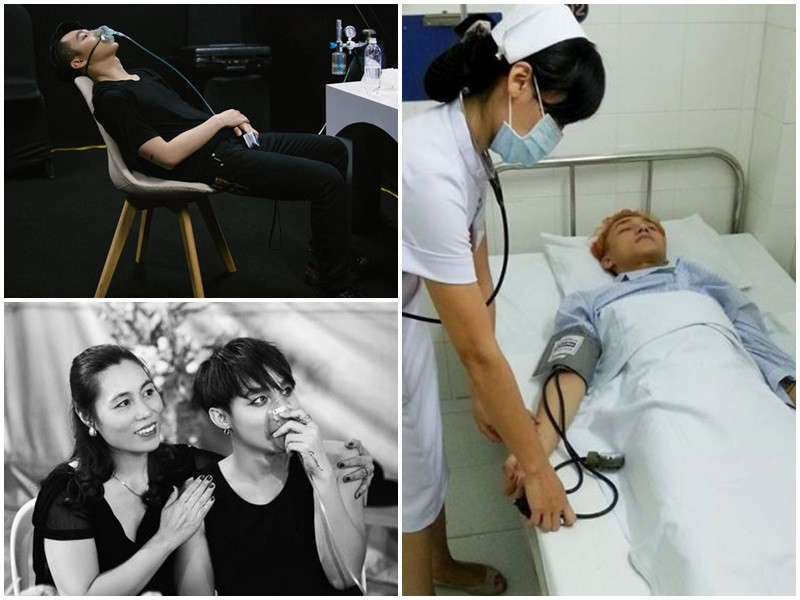 Trước nghệ sĩ Tấn Hoàng, nhiều sao Việt cũng kiệt sức đến mức phải nhập viện vì chạy show. Sơn Tùng M-TP là một trong số đó. Năm 2014, vì chạy show quá sức, Sơn Tùng M-TP phải nhập viện cấp cứu. Nam ca sĩ bị suy nhược cơ thể và viêm họng cấp. Năm 2016, trong liveshow, anh phải dùng đến bình thở oxy sau khi biểu diễn 15 ca khúc. Năm 2019, Sơn Tùng M-TP một lần nữa dùng đến bình thở oxy sau 8 tiết mục trong đêm nhạc và lịch trình kín mít trước đó.