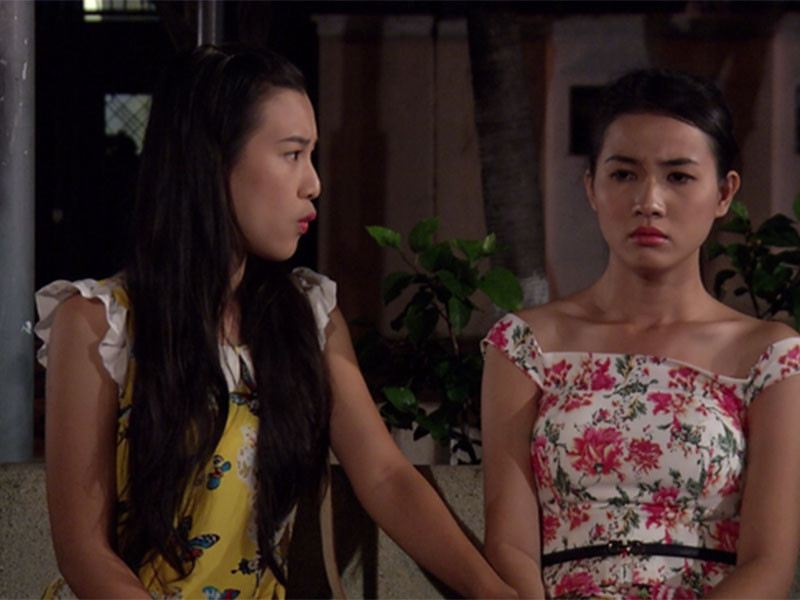 Đóng nhiều phim nhưng Phan Thị Mơ vẫn chưa có một vai diễn thực sự đột phá để rũ bỏ mác “bình hoa di động”. Ảnh: VTV