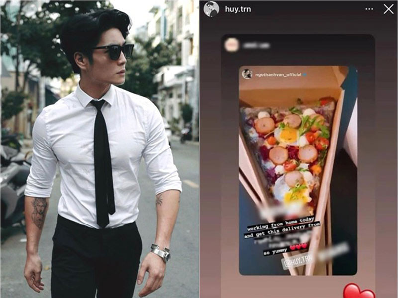 Ngô Thanh Vân còn khen cửa hàng đồ ăn của Huy Trần ngon. Về phía Huy Trần, anh đăng tải lời khen kèm biểu tượng trái tim. Ảnh: Phụ nữ Việt Nam