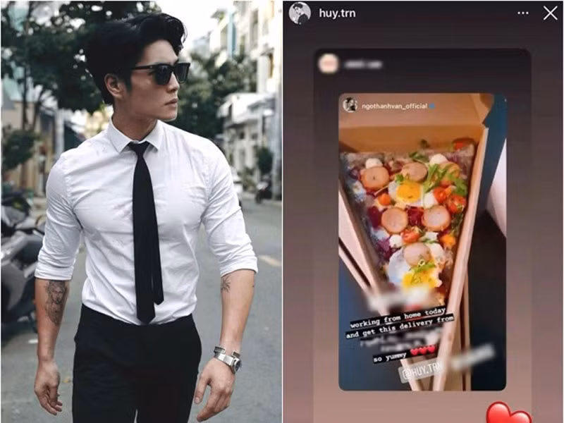 Ngô Thanh Vân còn khen cửa hàng đồ ăn của Huy Trần ngon. Về phía Huy Trần, anh đăng tải lời khen kèm biểu tượng trái tim. Ảnh: Phụ nữ Việt Nam