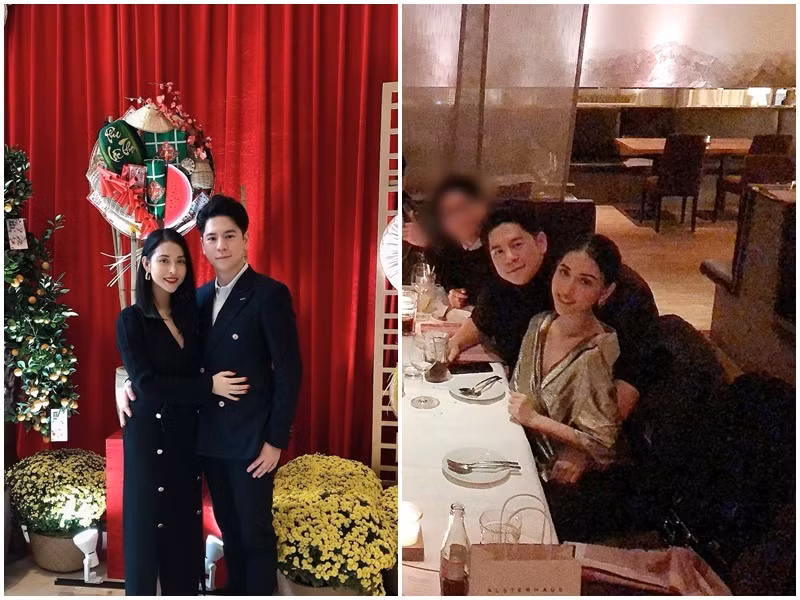 Cuộc sống của Mai Hồ bên Nam Bùi đầy bình yên. Cô không còn làm người mẫu, diễn viên mà tập trung chăm sóc gia đình nhỏ.