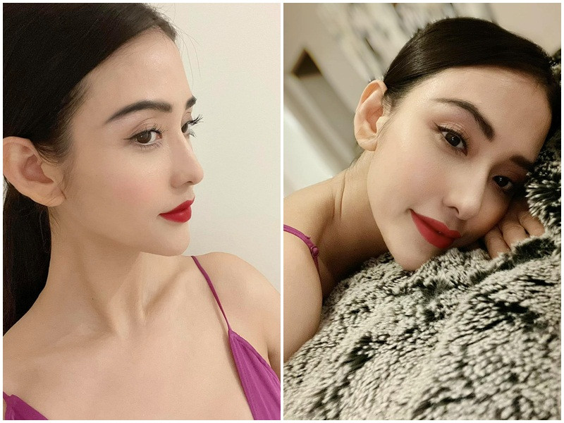 Là mẹ hai con, Mai Hồ vẫn trẻ trung, gợi cảm.