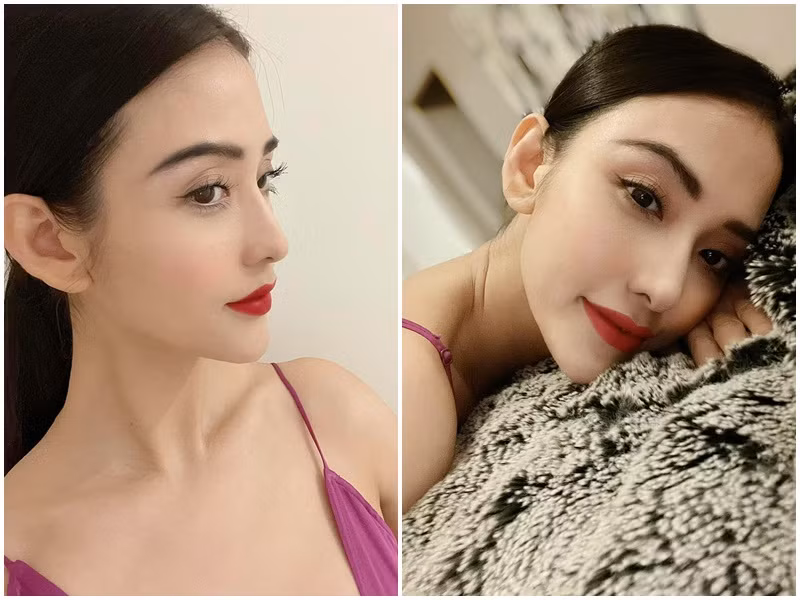 Là mẹ hai con, Mai Hồ vẫn trẻ trung, gợi cảm.