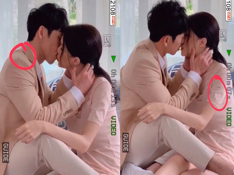 Trong phim, Tuấn Trần và Hương Giang có không ít cảnh tình tứ. Nhiều khán giả tích cực ghép đôi cả hai hẹn hò ngoài đời. Ảnh: Yeah1