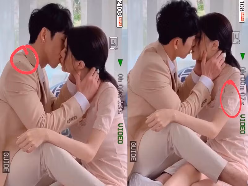 Trong phim, Tuấn Trần và Hương Giang có không ít cảnh tình tứ. Nhiều khán giả tích cực ghép đôi cả hai hẹn hò ngoài đời. Ảnh: Yeah1