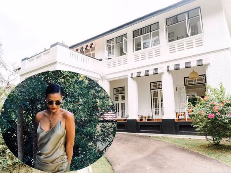 Theo Vietnamnet, vợ chồng siêu mẫu Bằng Lăng sống ở biệt thự rộng 5.600 m2 tại Singapore từ tháng 8/2019. Trước đó, cặp đôi có 8 năm ở Mỹ. Khi ông xã ngoại quốc của Bằng Lăng được điều chuyển công tác, gia đình của cô mới chuyển đến Singapore sinh sống. Ảnh: Vietnamnet