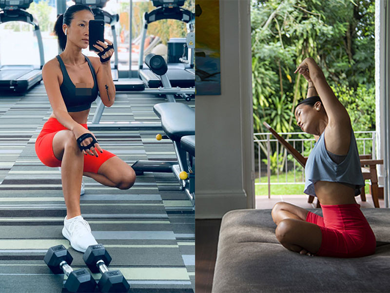 Dù bận rộn với việc chăm sóc gia đình, cô vẫn dành thời gian cho bản thân. Ảnh: FBNV, Thời đại plus