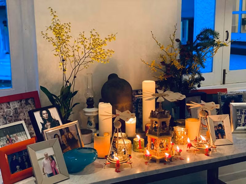 Bằng Lăng rất hiếm khi đăng tải hình ảnh bên chồng con. Vì vậy, khi chuyển sang sống ở Singapore, có rất ít hình ảnh gia đình nhỏ của siêu mẫu được chia sẻ. Ảnh: Vietnamnet