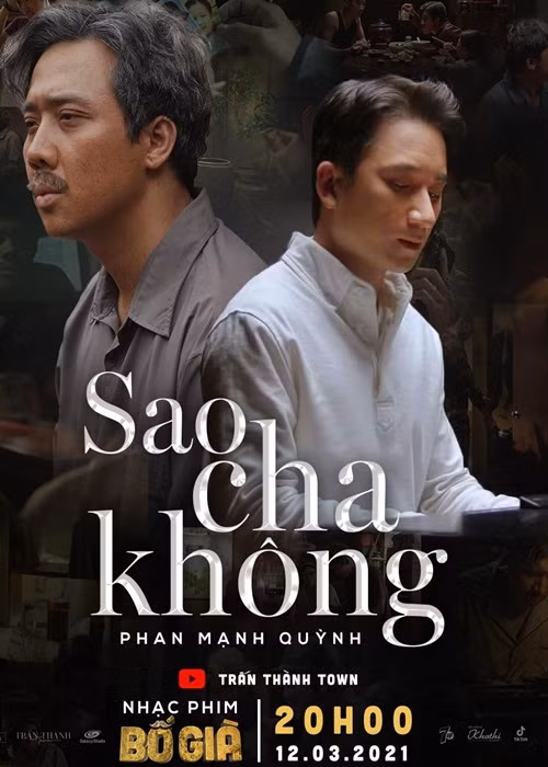  Phim "Bố già" gây bão phòng vé trong khi đó, MV "Sao cha không" - ca khúc chủ đề phim cũng hot không kém. Sau 6 ngày sau mắt, MV đạt hơn 8 triệu lượt xem trên Youtube, lọt top 2 trong các video thịnh hành.