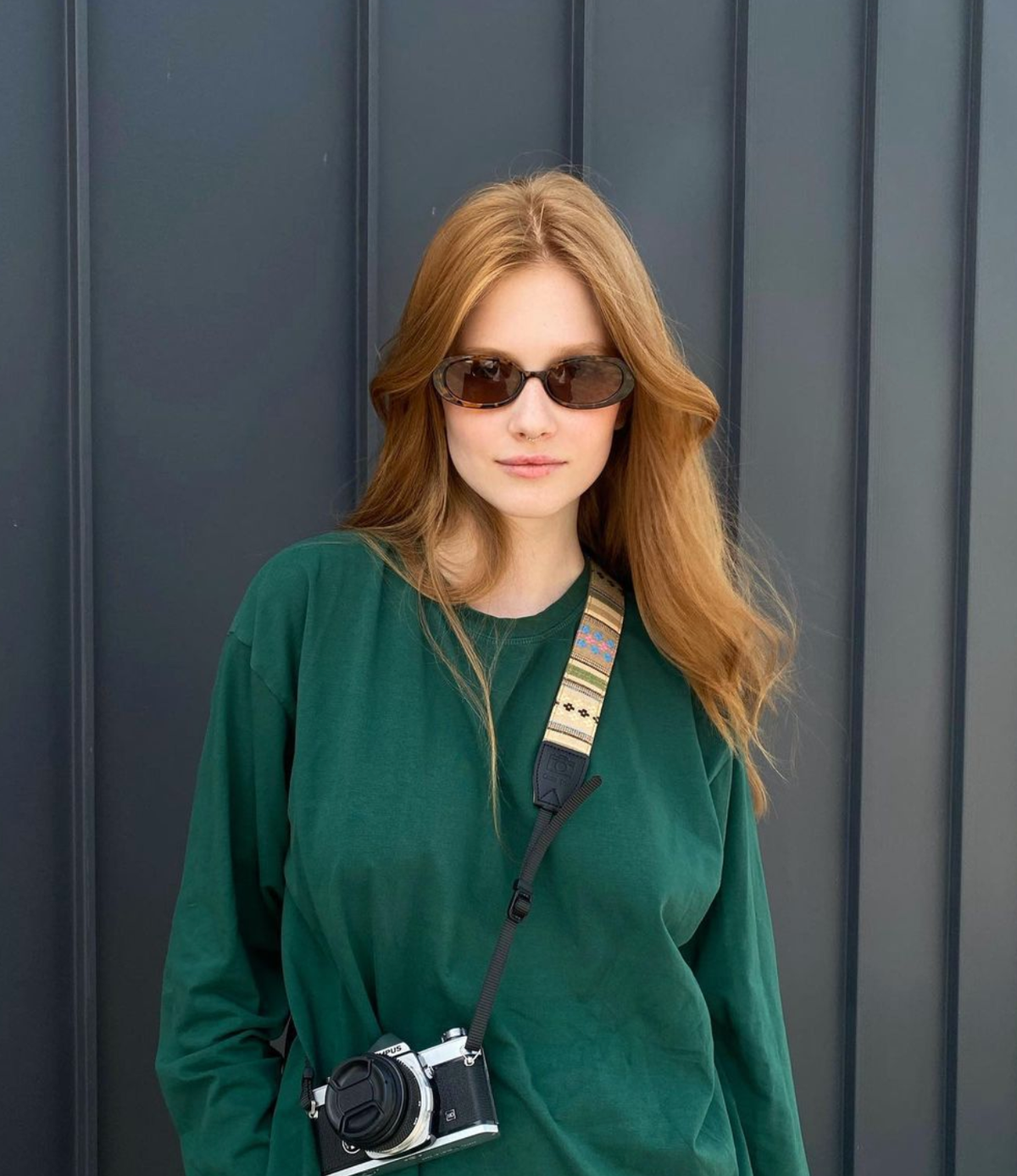 Hiện tại, cô cao 1m80, nặng 50kg, số đo 3 vòng lần lượt là 84-64-77 (cm).