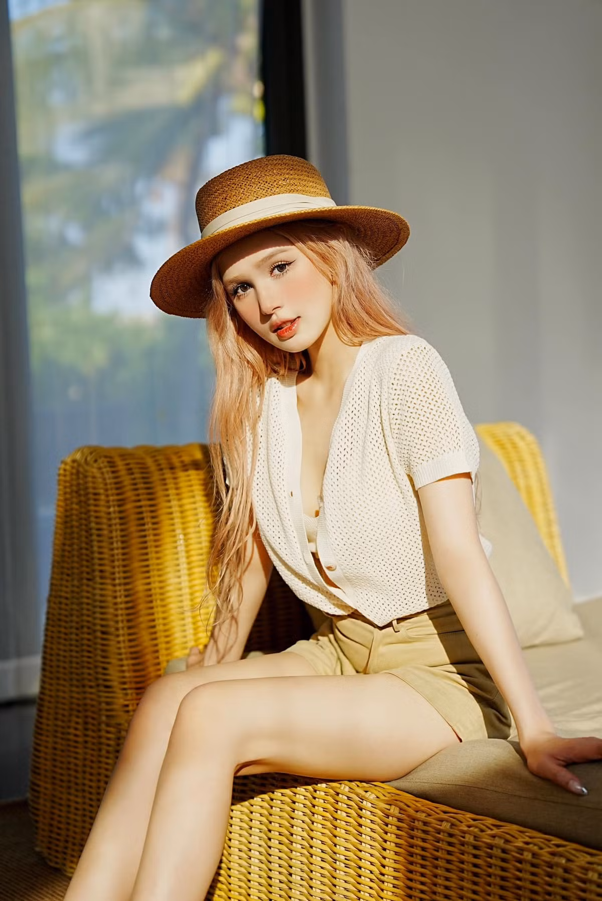 Cô từng là gương mặt có tiếng trong làng mẫu ảnh chụp lookbook ở Sài Thành. Ảnh: Tổng hợp