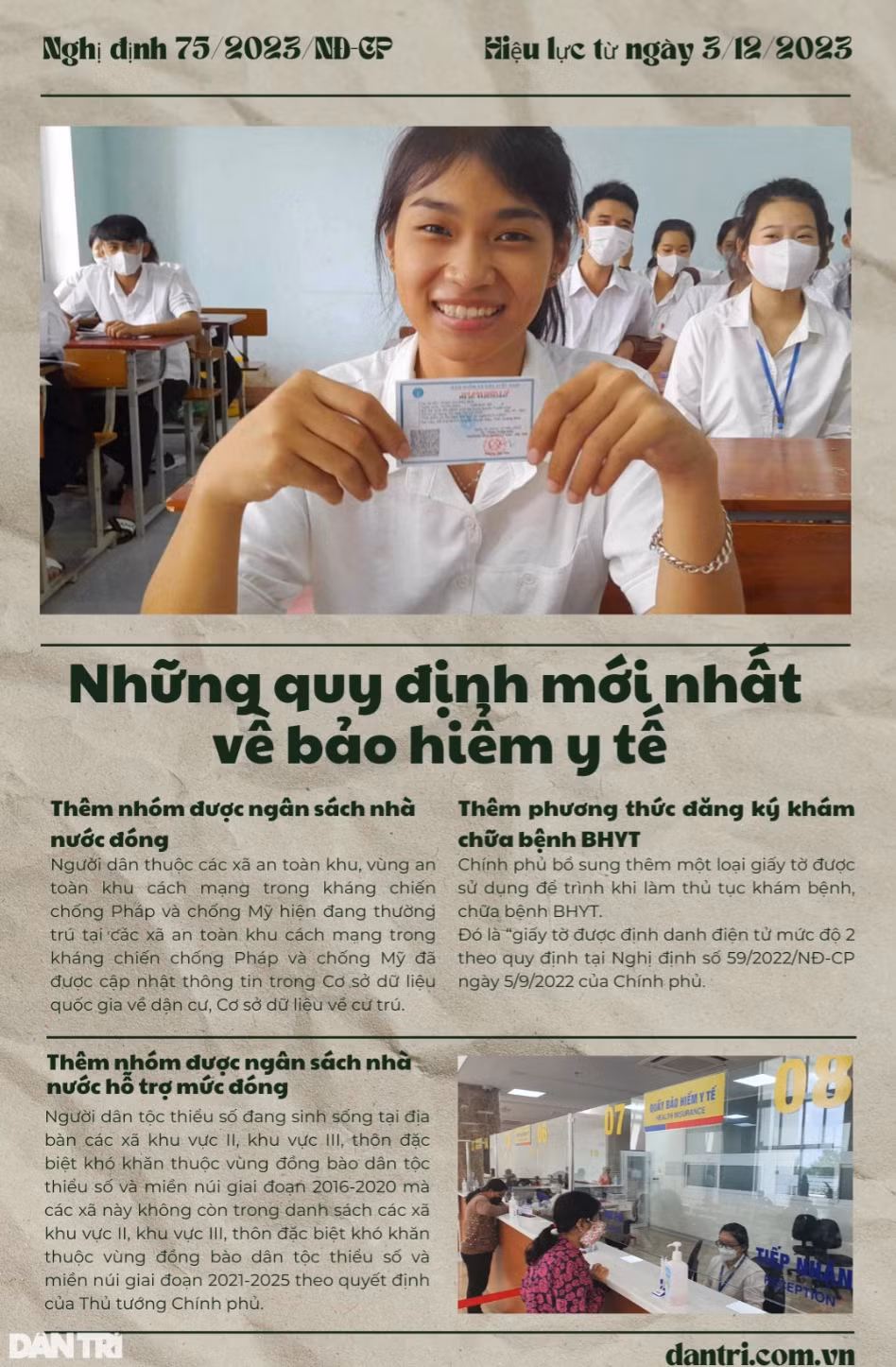 Nhieu noi dung moi trong Luat Bao hiem y te