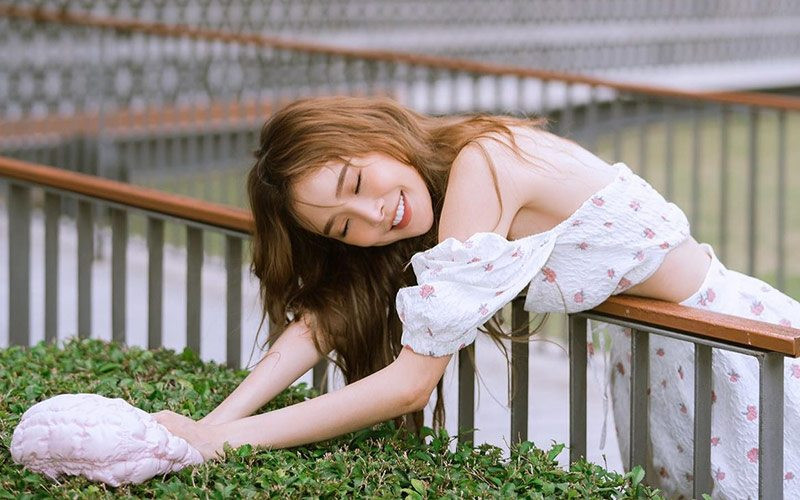 Mỹ nhân 9X sở hữu gần 600 ngàn lượt theo dõi trên trang cá nhân.